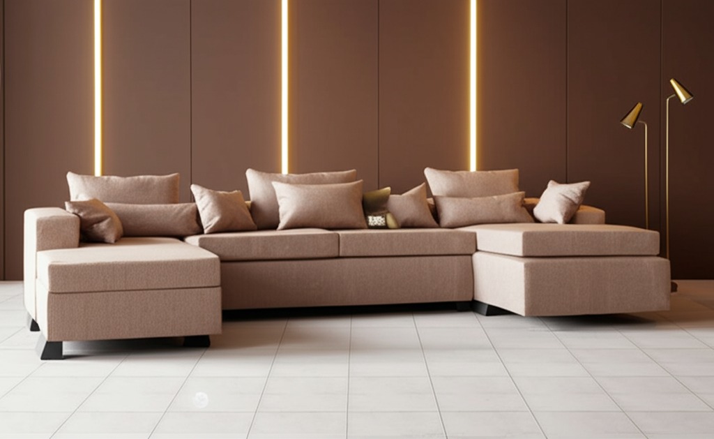 Alvin Upholstery Modern Sectional Sofa